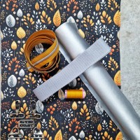 Taschen-Nähset "Autumn Woodland silber" inkl. Hardware+Nähgarn - limitiert
