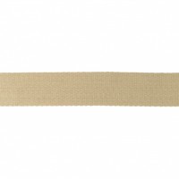 Baumwoll-Gurtband Soft - 40mm - unifarben - sand - SOFT
