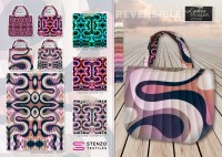 Taschen Panel Shopper -Canvas - Digitalprint - Retro2 - 23049- VORBESTELLUNG