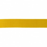 Baumwoll-Gurtband Soft - 40mm - unifarben - ocker - SOFT