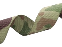 Gurtband - Camouflage khaki - Polyester - 38mm Reststück 2,40m