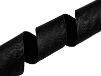 Gurtband - PP - 40 mm - schwarz - V-Muster