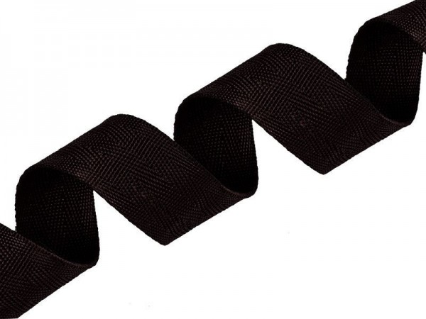 Gurtband - PP - 30 mm - schwarz - V-Muster