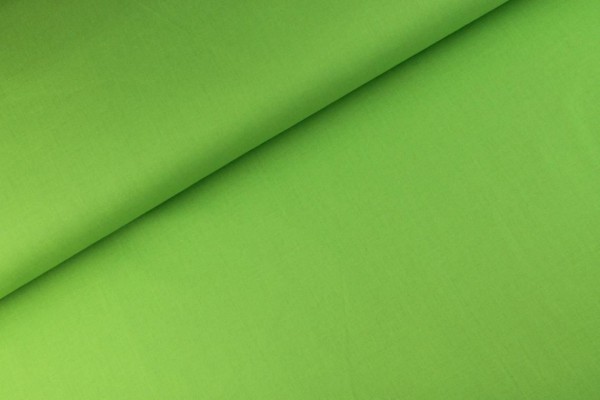 Baumwolle-Webware unifarben - apfelgrün