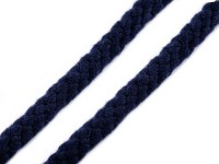 Baumwollkordel geflochten -  dunkelblau - 8 mm - 10 Meter