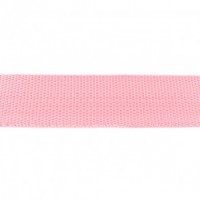 Baumwoll-Gurtband Soft - 40mm - unifarben - rosa - SOFT