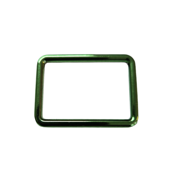Vierkantschlaufe - 25mm - grün