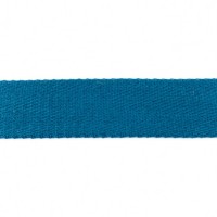 Baumwoll-Gurtband Soft  40mm - unifarben - jeansblau - SOFT