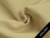 Canvas - Stoff unifarben 100% Baumwolle - extra stark - sand