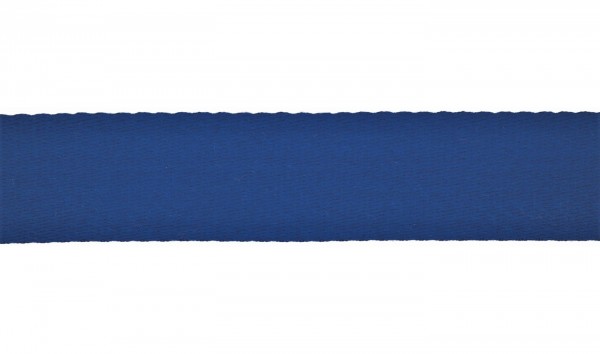 Baumwoll-Gurtband Soft - 40mm - unifarben - royalblau - SOFT