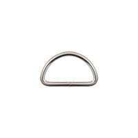 D-Ring silber vernickelt - 30x18x4 mm