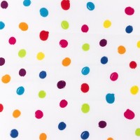 Baumwoll - Popeline digital - "große Punkte" - multicolor- Snoozy Fabrics®