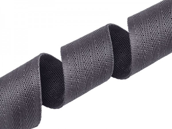 Gurtband - PP - 40 mm - graphitgrau - V-Muster