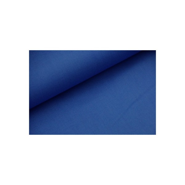 Baumwollstoff unifarben - kobaltblau