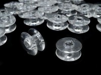 Nähmaschinen-Spulen aus Kunststoff 19,4mm (10 Stück)