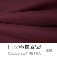 Outdoorstoff "Petra" - bordeaux (525)