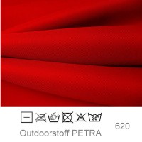 Outdoorstoff "Petra" - rot (620)