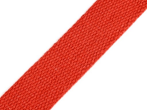 Baumwoll-Gurtband 25 mm- unifarben - orange