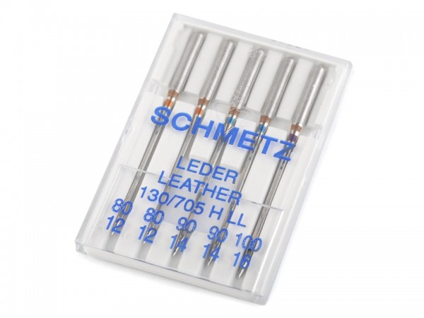 Nähmaschinen-Nadeln Leder gemischt - 80/90/100 - Schmetz