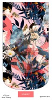 Kunstleder Schnittmuster-Panel "HTP Irma" - abstract Flowers