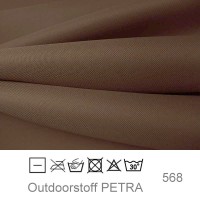 Outdoorstoff "Petra" - braun (568)