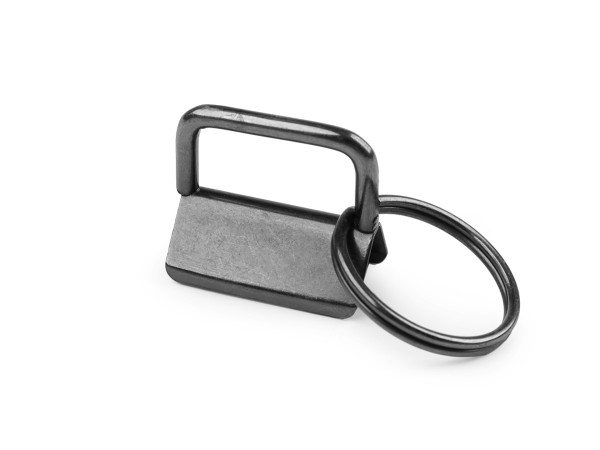 Schlüsselband - Rohling - schwarz nickel - 25mm