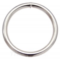 O-Ring / Metallring -  silber - 40x4mm
