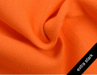 Canvas - Stoff unifarben 100% Baumwolle - extra stark - orange