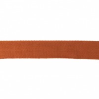 Baumwoll-Gurtband Soft - 40mm - unifarben - rost - SOFT