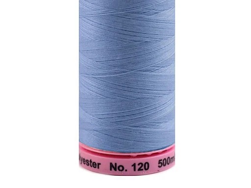 Polyesternähgarn Amann ASPO 120 - 500m - Asche-blau (0350)