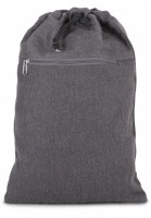 Rucksack aus Baumwollpolyester mit verstellbaren Trägern - grau