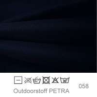 Outdoorstoff "Petra" - navy (058)