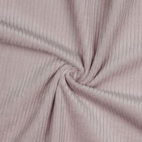 Breitcord unifarben - flieder pastell  - 100% Baumwolle