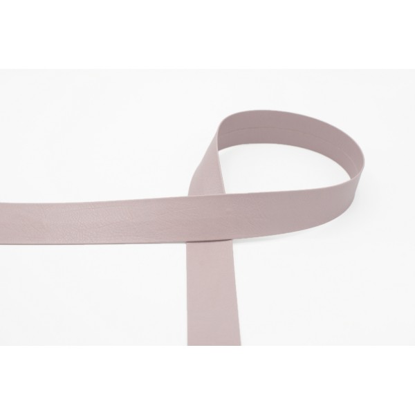 Taschenhenkel - Kunstleder Gurtband "Vintage" - 40mm - nude (rosa)- 0,5m