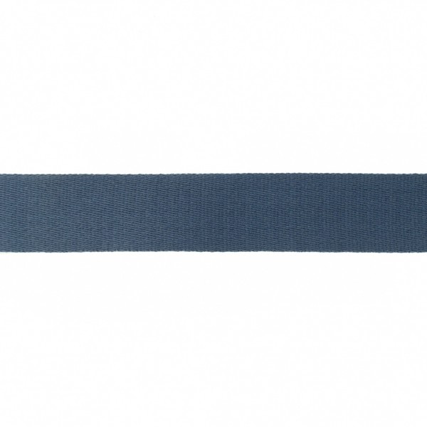 Baumwoll-Gurtband Soft 40mm - unifarben - dunkles jeansblau - SOFT